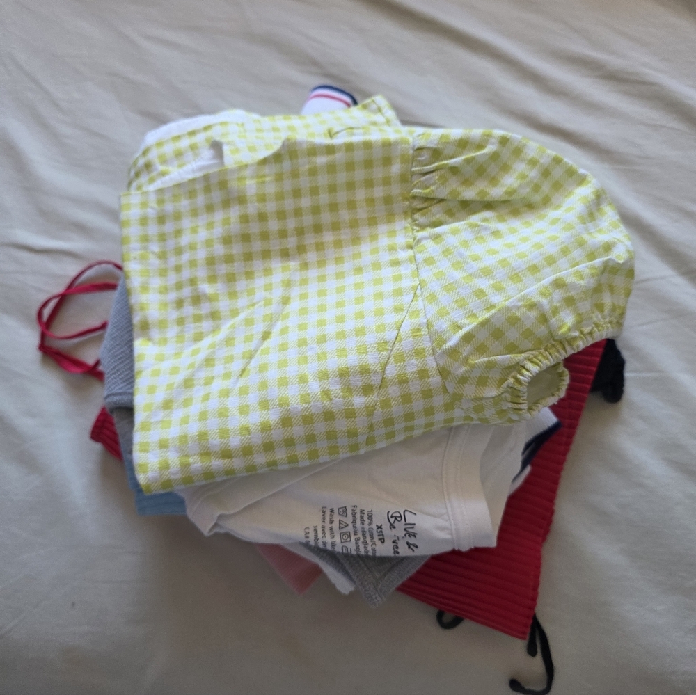 Short Sleeve Crop Tops